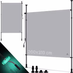 KESSER Store vertical montage facile sans perçage ni chevilles, finition de haute qualité en boîtier aluminium à revêtement p ...