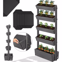 KESSER Plate-bande surélevée avec niveaux très robustes pour une multitude de plantes, résistant aux intempéries grâce à une  ...