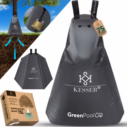 Sacs d'arrosage KESSER avec enveloppe en PVC étanche, arrosage goutte à goutte constant, extensibilité sans effort, remplissa ...