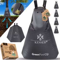 Sacs d'arrosage KESSER avec enveloppe en PVC étanche, arrosage goutte à goutte constant, extensibilité sans effort, remplissa ...
