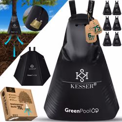 Sacs d'arrosage KESSER avec enveloppe en PVC étanche, arrosage goutte à goutte constant, extensibilité sans effort, remplissa ...