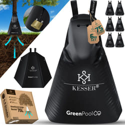 KESSER® Sac d'arrosage pour arbres Sac d'eau & sac d'arrosage pour arbres Sac en PVC durable & résistant aux UV Sac d'arrosage pour arbres Système