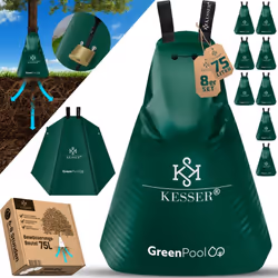 Sacs d'arrosage KESSER avec enveloppe en PVC étanche, arrosage goutte à goutte constant, extensibilité sans effort, remplissa ...