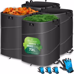 KESSER Sac de jardin le compagnon idéal pour l'entretien de votre jardin, équipé de poignées robustes et indéchirables, d'un  ...