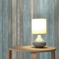 Papier Peint Bois Mateo M1-No.56 Bleu Gris Papier Peint Imitation bois