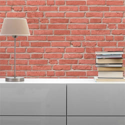 Papier Peint Pierre Luano M1-No.108 Rouge Beige Pierre Mur Brique