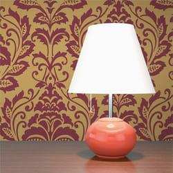 TADESSI papier peint baroque Jacopo M1-No.261 intissé or rouge papier peint avec ornements salon chambre cuisine