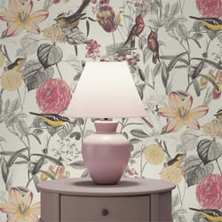 Papier Peint Animaux Gino M1-No.337 Rouge Jaune Papier peint à fleurs Nature