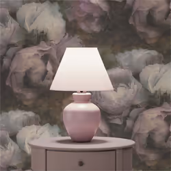 Papier Peint Fleurs M1-No.364 Violet Gris Papier Peint à fleurs Roses