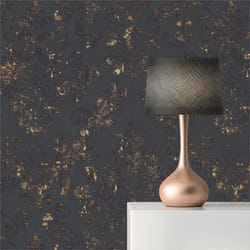 Papier Peint Baroque Giulia M1-No.392 Noir Or Baroque avec ornements