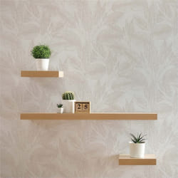 papier peint forêt et feuilles Camilla M1-No.579 papier peint intissé beige crème papier peint fleuri