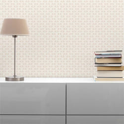 Papier Peint M1-No.650 Beige Blanc Papier Peint Design Géometrique