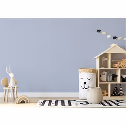 Papier Peint Chambre enfant M1-No.764 Papier peint intissé Bleu Gris Uni Uni