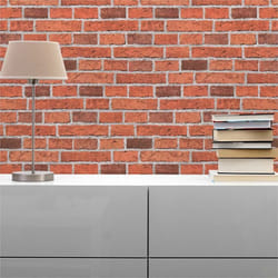Papier Peint Pierre Vicco M1-No.859 Papier peint en papier Rouge Gris Pierre