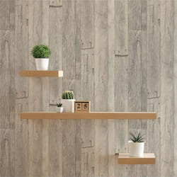 Papier Peint Bois M1-No.916 Gris Beige Maison Papier Peint Imitation bois