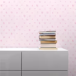 Papier Peint Chambre enfant M1-No.1562 Rose Chambre Bébé Uni