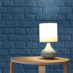 Papier Peint Pierre Vicco M1-No.1568 Papier peint intissé Bleu Pierre Uni