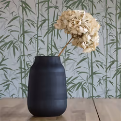 Papier Peint Feuilles Enrico M1-No.1625 Papier peint intissé Vert Blanc Palmier