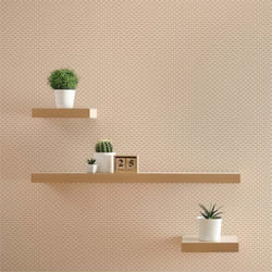 Papier Peint Art déco M1-No.1685 Papier peint intissé Beige Or Géometrique