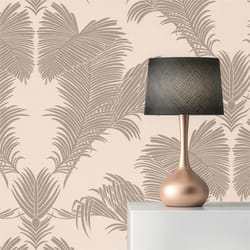 Papier Peint Feuilles Aurora M1-No.1688 Beige Brillant Palmier