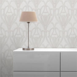 Papier Peint Baroque Alessia M1-No.3343 Blanc Crème Classique Baroque