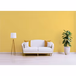 Papier Peint Uni M1-No.3661 Papier peint intissé Jaune Papier peint uni