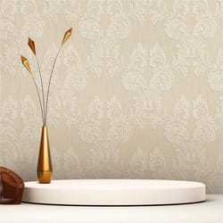 Papier Peint Baroque Samuel M1-No.3793 Crème Beige Classique Baroque Ornement