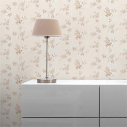 Papier Peint Fleur M1-No.3824 Papier peint en papier Crème Brun Nature Classique