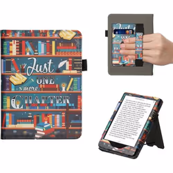 Étui Kindle Paperwhite 11e Génération - KWMOBILE - Similicuir - Multicolore - Rabat Magnétique