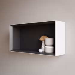 Etagère murale ARCTIC 640 blanc soft touch Les modules d'étagères de notre série de meubles de salle de bains ARCTIC se carac ...