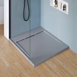 Receveur de douche plat New York en fonte minérale - couleur et taille au choix Nous vous proposons le receveur de douche New ...
