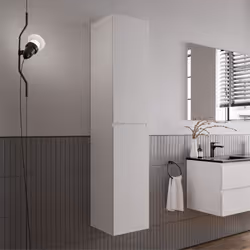 Colonne salle de bain AVA - charnières de porte flexibles à gauche ou à droite - couleur au choix Surface protégéegrâce à un  ...