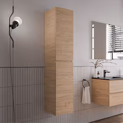 Colonne salle de bain AVA - charnières de porte flexibles à gauche ou à droite - couleur au choix Surface protégéegrâce à un  ...