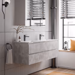 AVA - matériaux de qualité, design attrayant et durabilité Surface protégée grâce à un laquage multiple (blanc mat et noir ma ...
