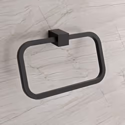 Anneau porte-serviettes OLA - Acier inoxydable - 23 x 9,3 cm - Carré - couleur au choix Design moderne et rectangulaire pour  ...