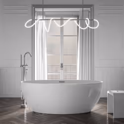 Baignoire îlot TERRA 2.0 acrylique - couleur et taille au choix Baignoire îlot élégante pour toute salle de bain Acrylique sa ...