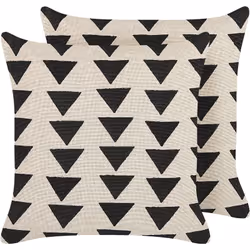Coussins décoratifs. Ces coussins décoratifs rendront tout salon confortable mais élégant. La housse amovible est faite de co ...
