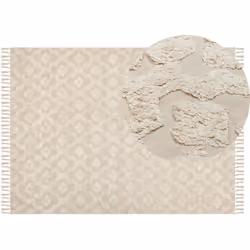 Tapis style boho. Vous rêvez d'une chambre ou d'un salon chaleureux ? Avec ce tapis en coton touffeté et moelleux, votre espa ...