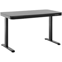 Bureau Réglable Electriquement Noir Assis/Debout Design Moderne 120 x 60 cm Kenly