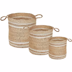 Corbeilles à linge. Gardez votre espace organisé et propre avec ce lot de 3 paniers. Les produits sont de haute qualité grâce ...