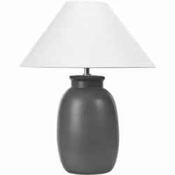 Lampe de chevet en céramique avec abat-jour. Cette lampe de table fabriquée à la main complète parfaitement tout décor intéri ...