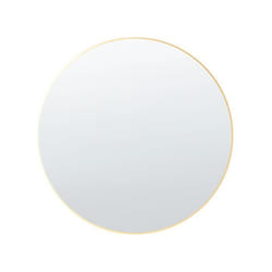Miroir mural rond d 80 cm doré ANNEMASSE