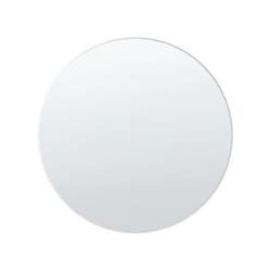 Miroir mural rond d 80 cm argenté ANNEMASSE