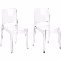 Chaises design. Donnez à votre salle à manger une touche moderne unique avec cet ensemble de 2 chaises. Leur design inhabitue ...