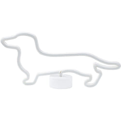 Beliani - led Néon Lumière Décorative en Forme de Chien Bleu pour Chambre Accessoire Francis