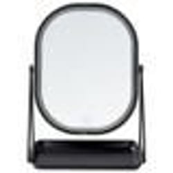 Miroir de maquillage avec LED 20 x 22 cm doré DORDOGNE
