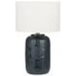 Lampe à poser en céramique bleu foncé 47 cm MUSSEL