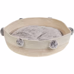 Lit de couchage pour chat ou chien. Ce lit rond pour animaux de compagnie deviendra l'endroit préféré de votre animal pour se ...