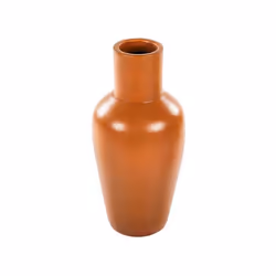 Terre cuite Vase décoratif 37 Orange KARFI