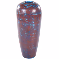 Récipient en terre cuite effet vieilli. Ce vase sera un accessoire parfait pour les intérieurs rustiques, pour les amateurs d ...